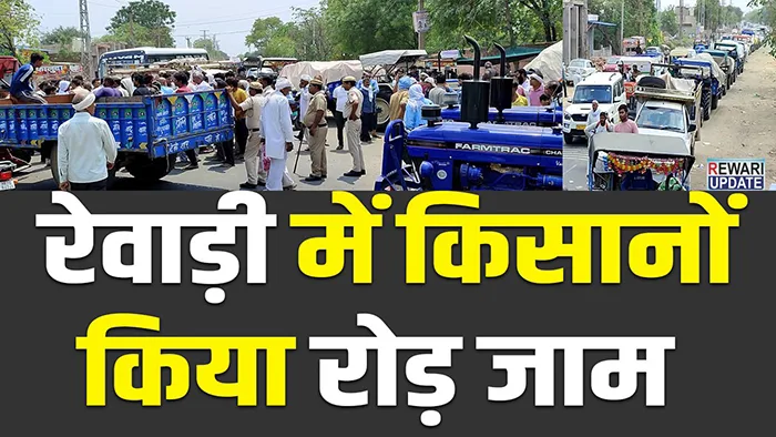Farmers block roa