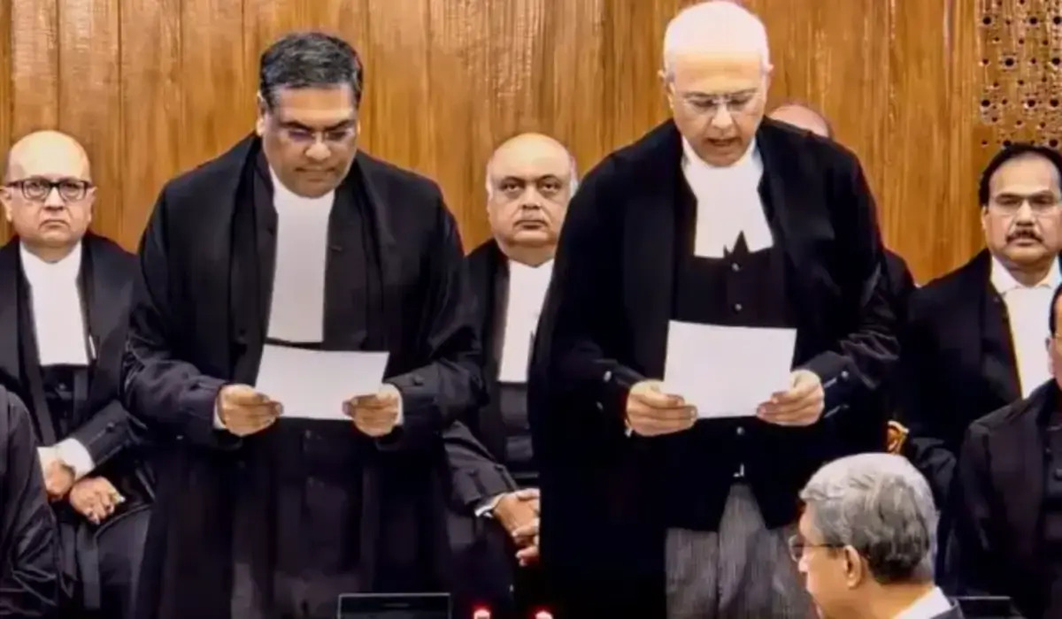 Justice Manmohan Appointment: सुप्रीम कोर्ट को मिले नए जज, जस्टिस संजीव खन्ना ने दिलाई जस्टिस मनमोहन को शपथ