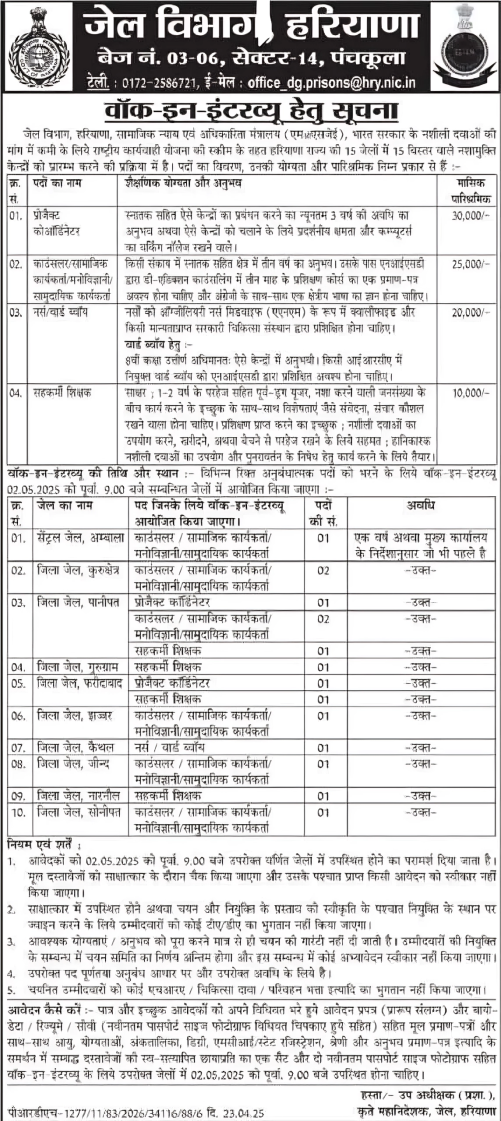 Haryana Jail Department