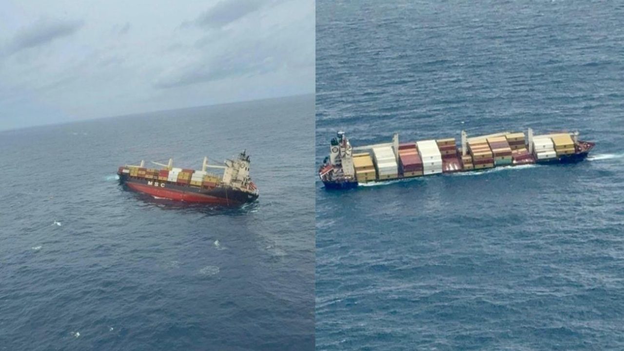 Kerala ship crashes: केरल तट के पास जहाज हुआ दुर्घटनाग्रस्त! कंटेनरों के गिरने से मचा हड़कंप