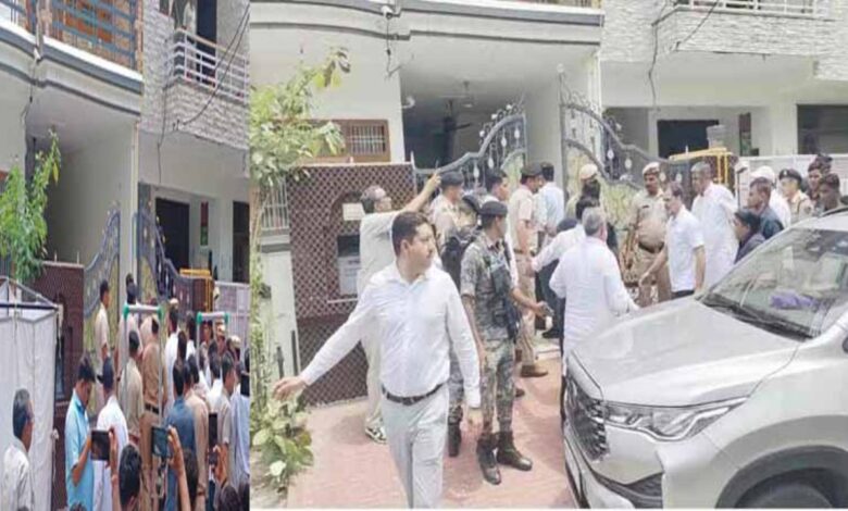 Rahul Gandhi का करनाल दौरा! शहीद विनय नरवाल के परिवार से मुलाकात, शांति का संदेश