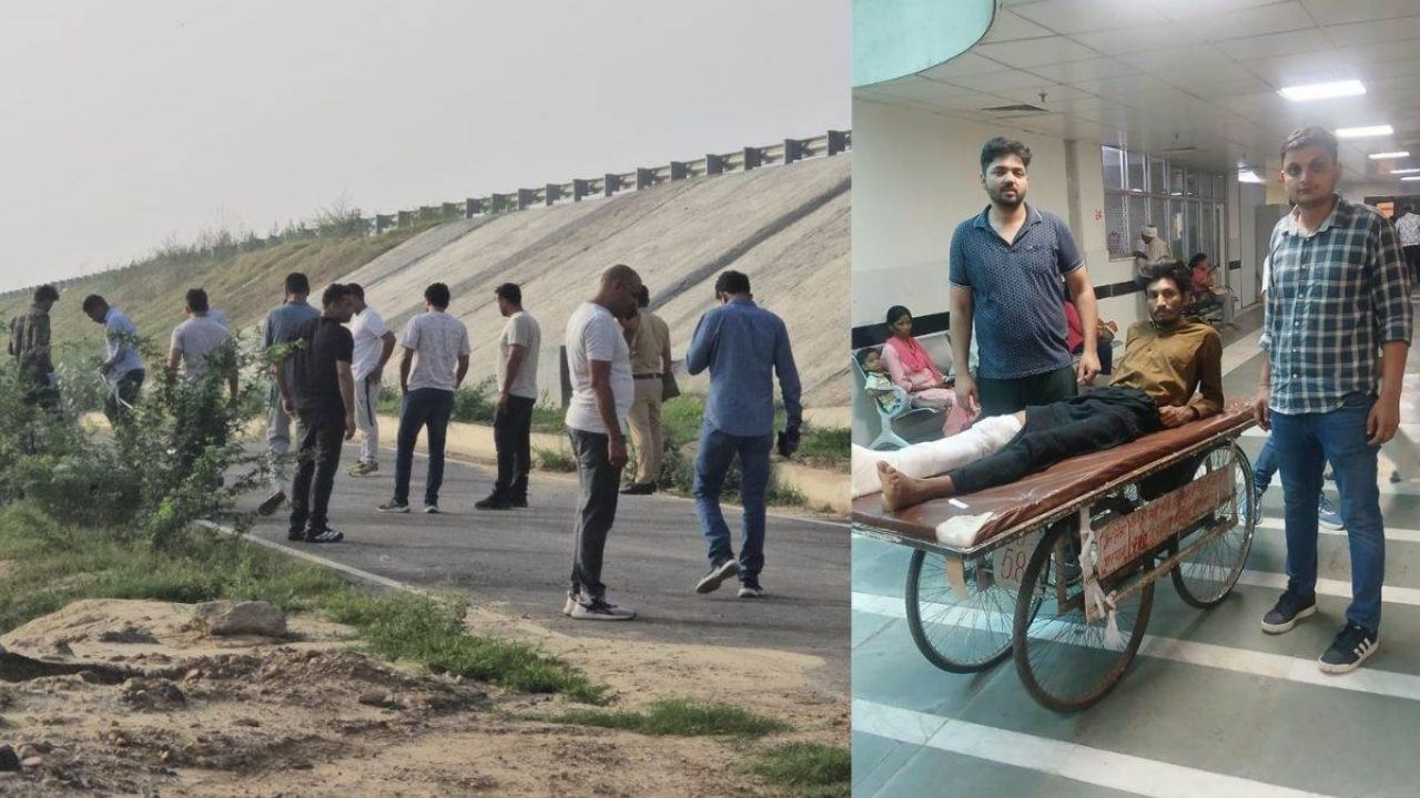 Haryana: गोली चलाकर भाग रहे बदमाशों को पुलिस ने मुठभेड़ में पकड़ा, अस्पताल में भर्ती