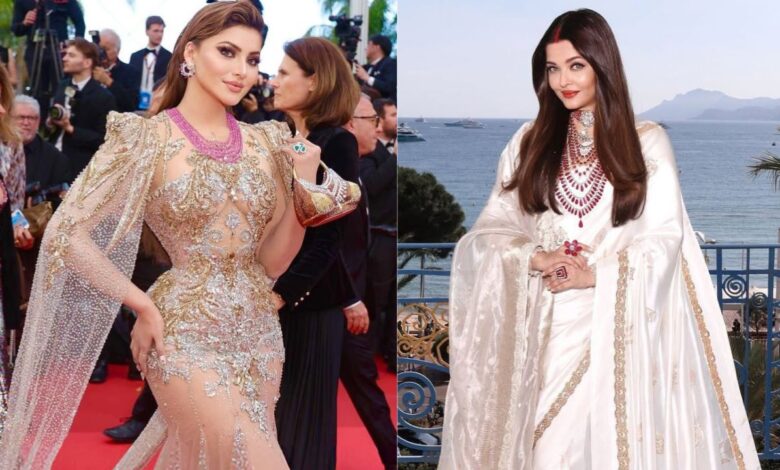 Urvashi Rautela: कान्स में उर्वशी रौतेला बनीं सुर्खियों की रानी लेकिन ऐश्वर्या राय की तुलना पर फूटी नाराज़गी
