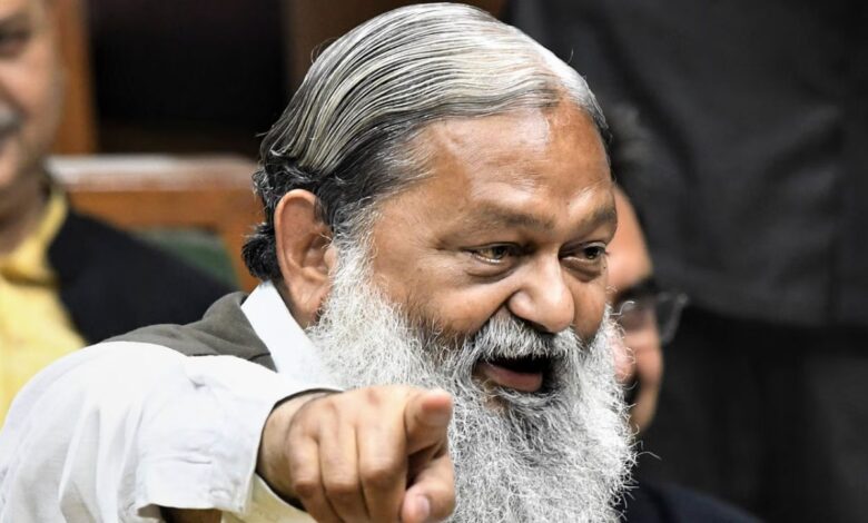 Anil Vij News: हरियाणा मंत्री ने दिया साफ जवाब- AAP विधायक रामन अरोड़ा की गिरफ्तारी सामान्य घटना