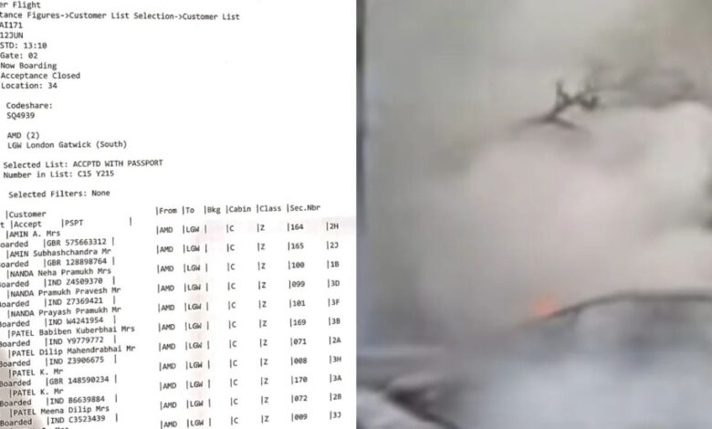 Ahmedabad Plane Crash: हादसे से हिल गया अहमदाबाद एयरपोर्ट! प्लेन क्रैश के बाद सामने आई चौंकाने वाली पैसेंजर लिस्ट