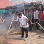 Haryana News: रोहतक में कार जलने की घटना कैमरे में कैद, ड्राइवर की बहादुरी की सराहना