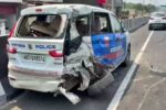 Haryana: DND-KMP एक्सप्रेसवे पर बड़ा हादसा, पुलिस वाहन को स्कॉर्पियो ने मारी जोरदार टक्कर
