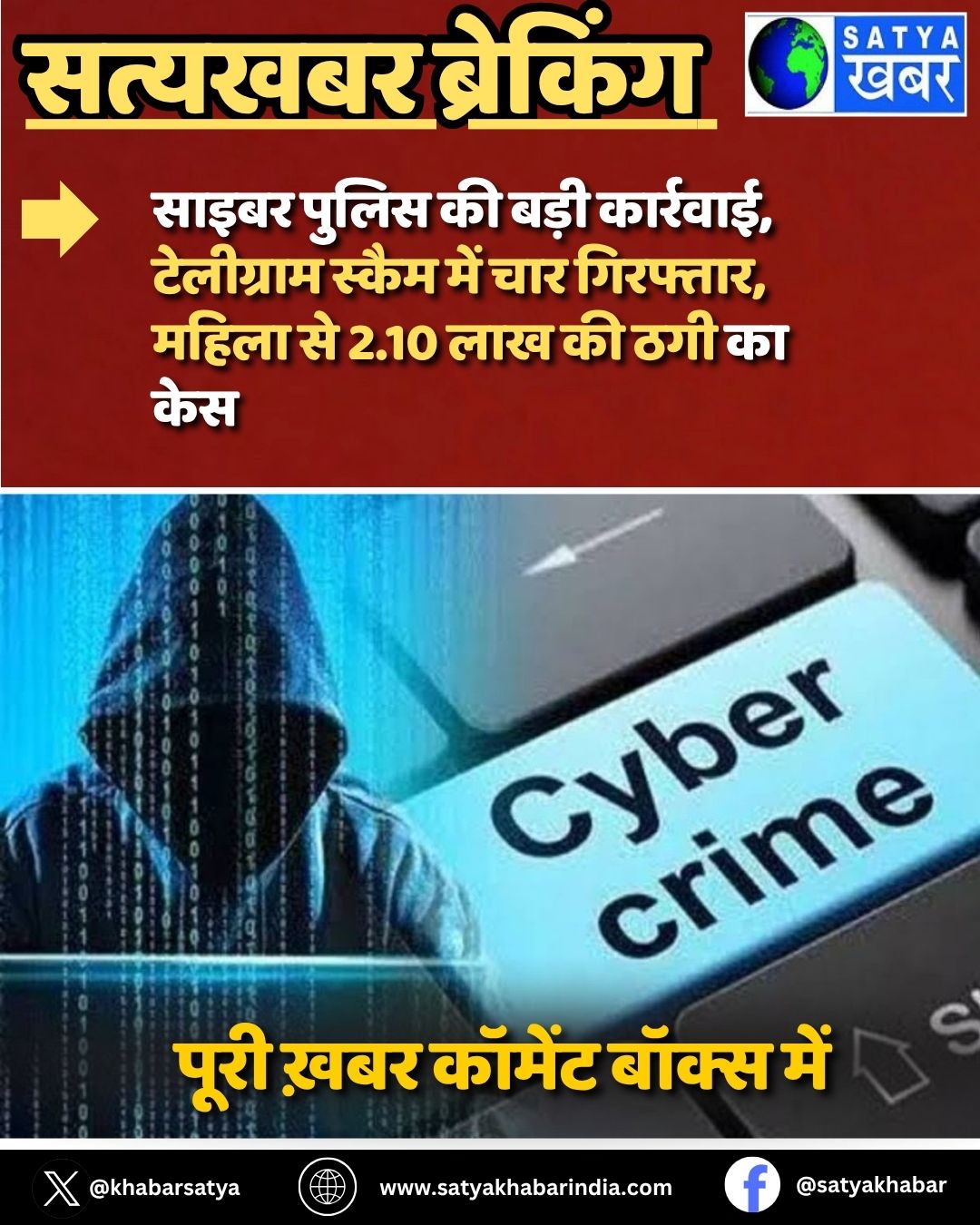 Cyber Crime: ????? ????? ?? ???? ????????, ????????? ????? ??? ??? ????????, ????? ?? 2.10 ??? ?? ??? ?? ???