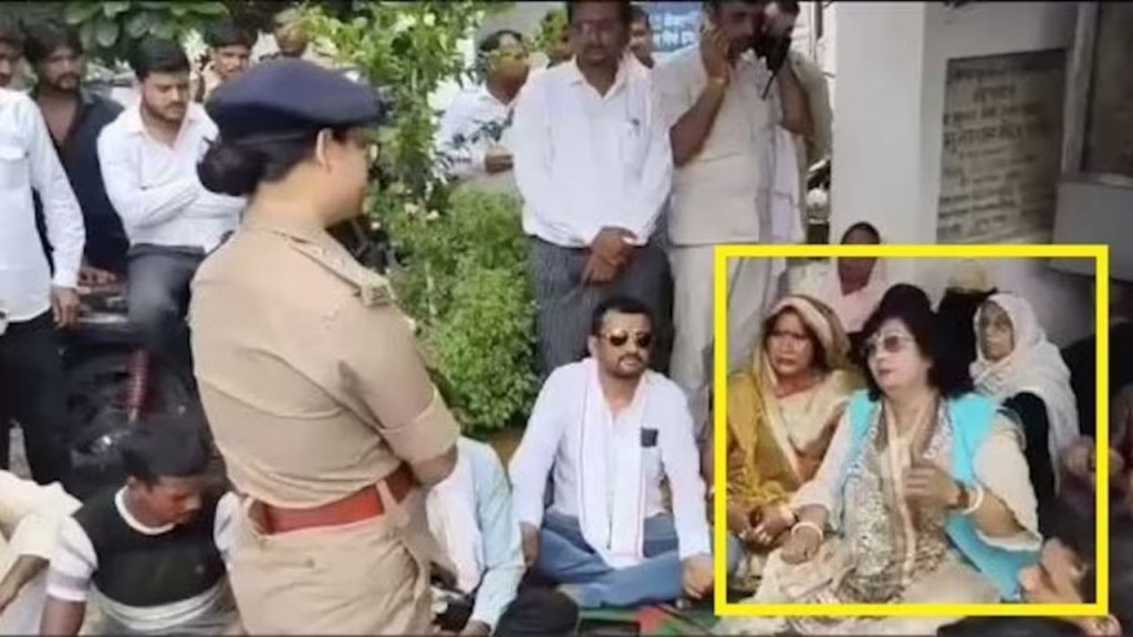 धरने पर बैठीं मंत्री Pratibha Shukla! कानपुर में प्रशासन के खिलाफ उठी आवाज़
