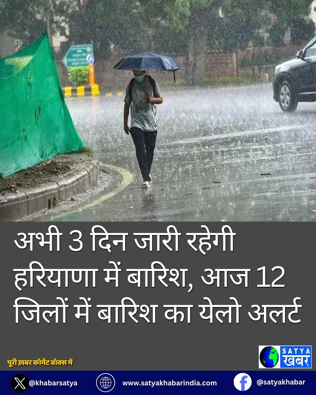 Haryana Weather: ??? 3 ??? ???? ????? ??????? ??? ?????, ?? 12 ????? ??? ????? ?? ???? ?????