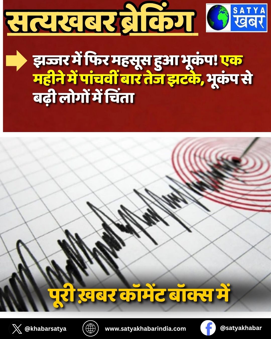 Earthquake in Haryana: ????? ??? ??? ????? ??? ?????! ?? ????? ??? ??????? ??? ??? ????, ????? ?? ???? ????? ??? ?????