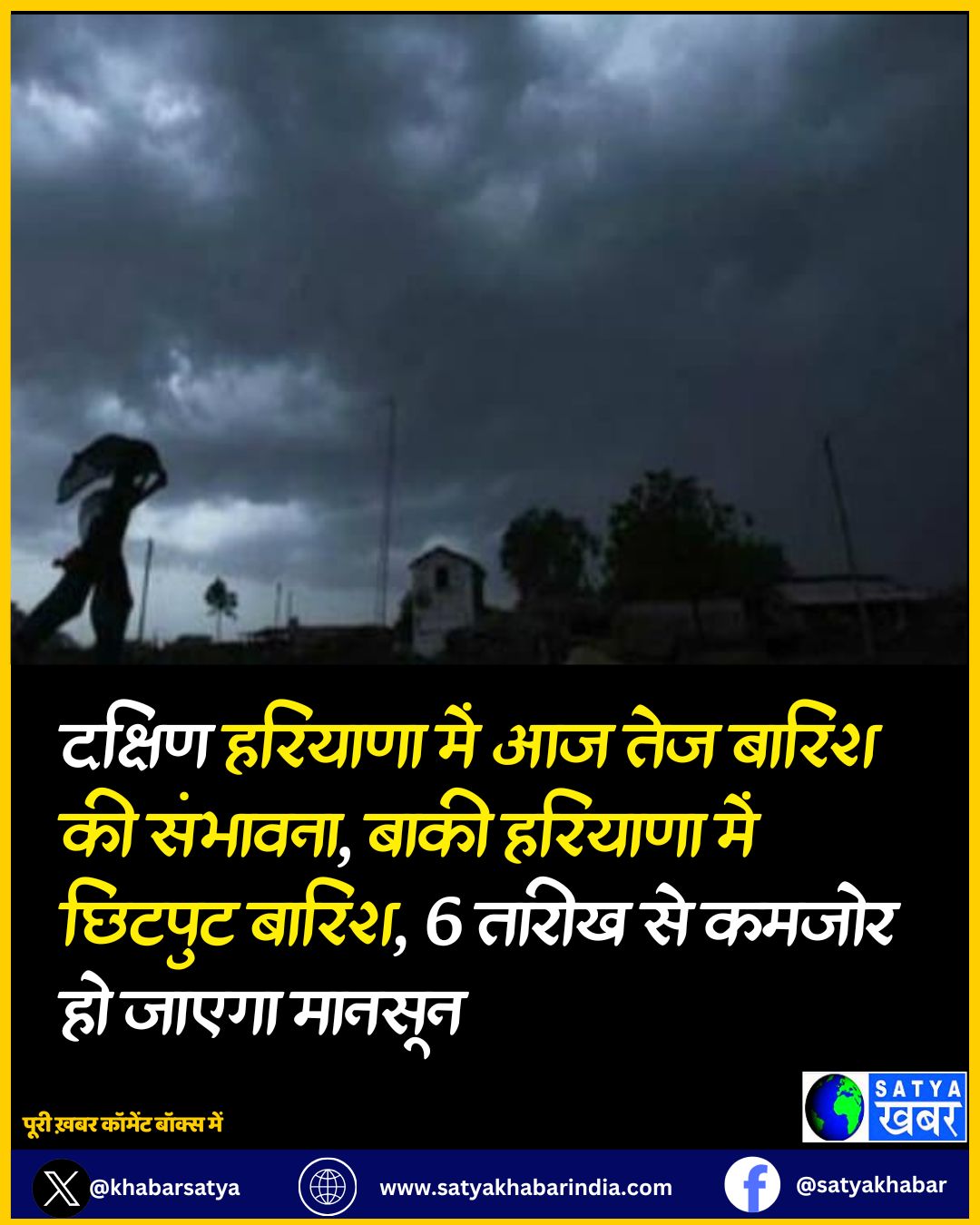 Haryana Weather: ?????? ??????? ??? ?? ??? ????? ?? ???????, ???? ??????? ??? ?????? ?????, 6 ????? ?? ????? ?? ????? ??????