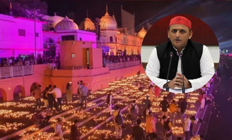 अयोध्या दीपोत्सव का चौंकाने वाला सच, लोग दीयों से तेल भरते हुए दिखाई दिए, अखिलेश ने उठाए सवाल