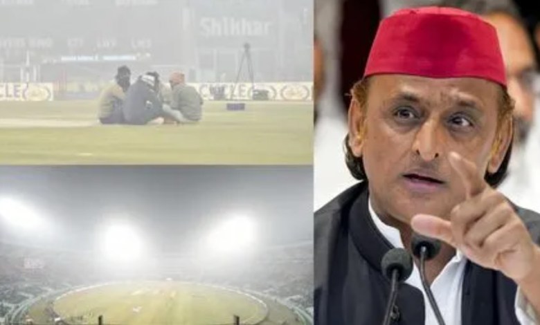 लखनऊ का घना स्मॉग और प्रदूषण ने टी-20 मुकाबला रद्द कर दिया, राजनीति गरम
