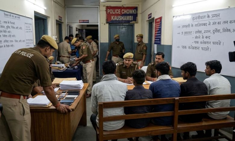 गाजियाबाद जासूसी कांड में बड़ा खुलासा, पाकिस्तान से जुड़े 9 और आरोपी गिरफ्तार