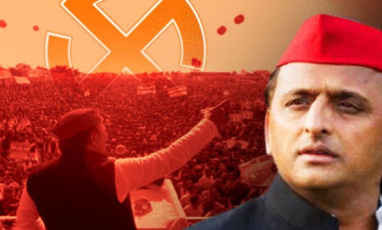 अखिलेश यादव की जनसभा से पहले दादरी में शक्ति प्रदर्शन तैयारियां पूरी