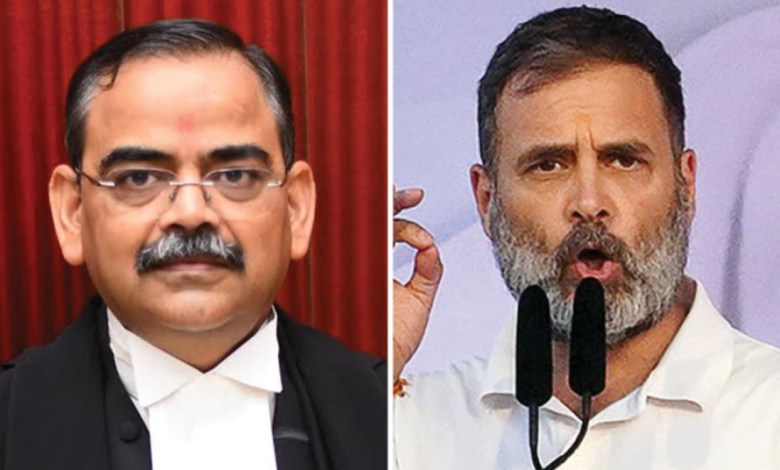 राहुल गांधी नागरिकता केस से जस्टिस विद्यार्थी अलग, सोशल मीडिया पोस्ट बनी वजह