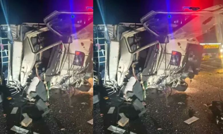 कुरनूल सड़क हादसा बोलेरो लॉरी टक्कर में 8 तीर्थयात्रियों की दर्दनाक मौत