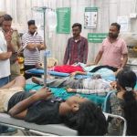 फतेहगढ़ साहिब में बस पलटी बिजली खंभे से टकराकर मची अफरा तफरी