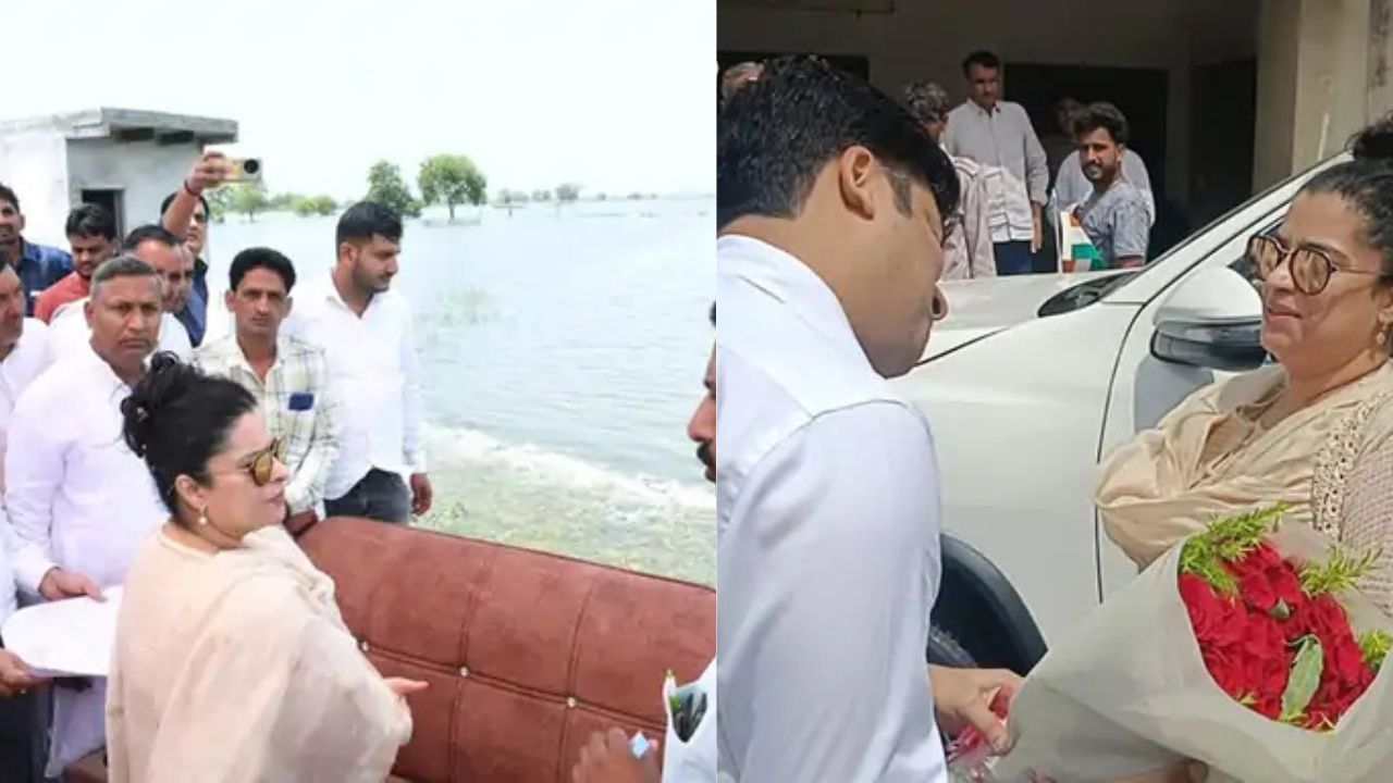 Haryana News: श्रुति चौधरी बनी लेडी सिंघम! जल भराव पर अधिकारियों को हड़काया, कहा- जिम्मेदारी तय होगी, जनता की सुविधा का सबसे पहले ध्यान रखा जाएगा