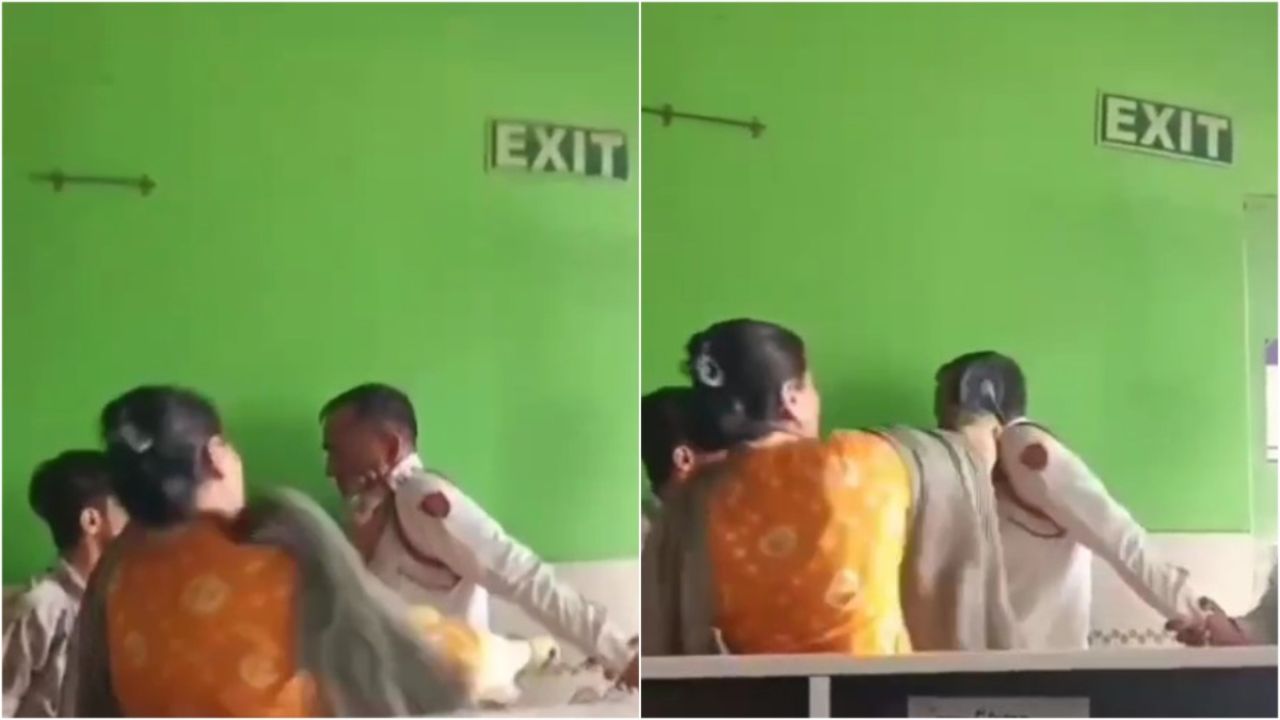 Haryana News: फरीदाबाद में हैरान कर देने वाला मामला! ओयो होटल की महिला मालिक ने ट्रैफिक पुलिसकर्मी को चप्पलों से पीटा