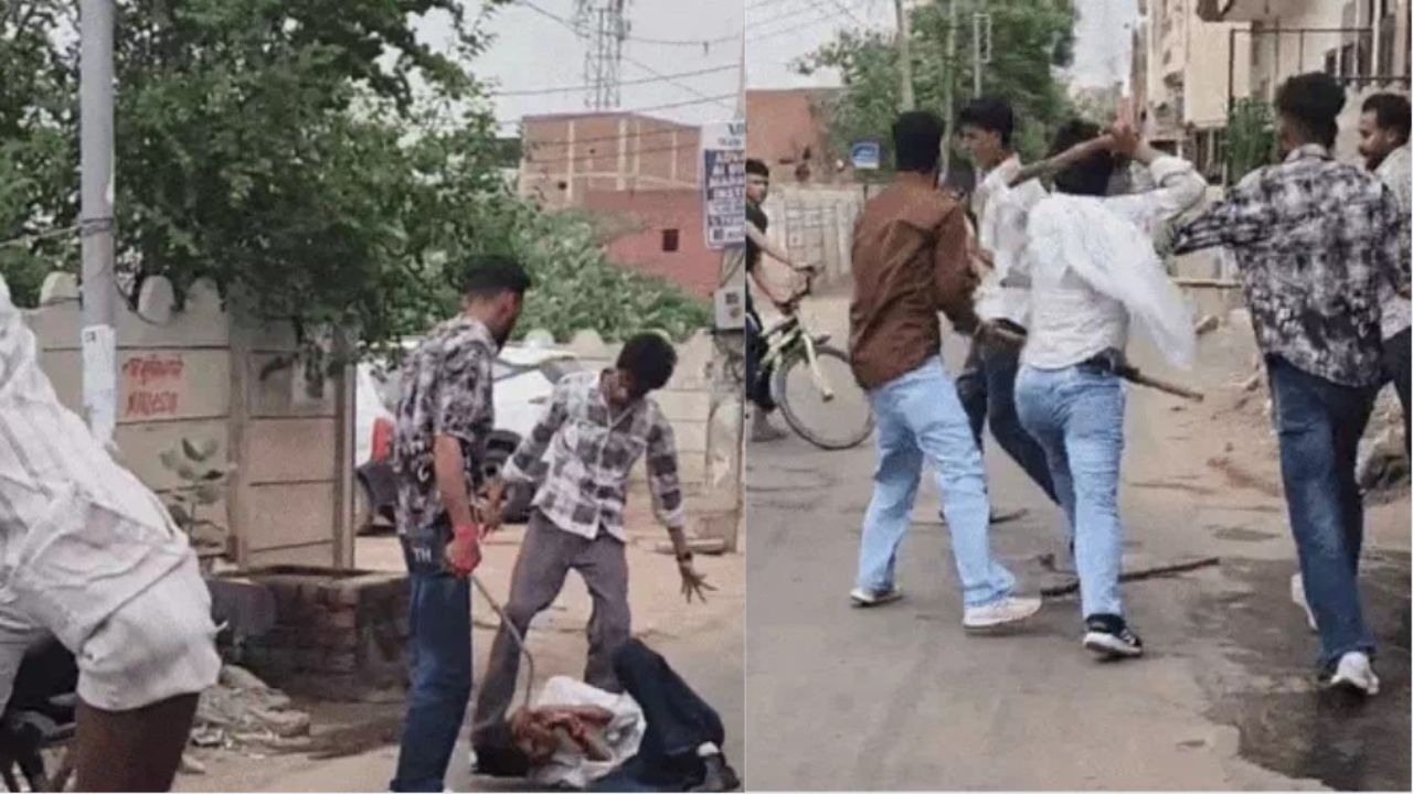हिसार में BJP नेता के भतीजे कृष्ण पर बेरहमी से हमला, लाठी-डंडों से पीट-पीटकर सड़क पर फेंकते हुए वीडियो हुआ वायरल