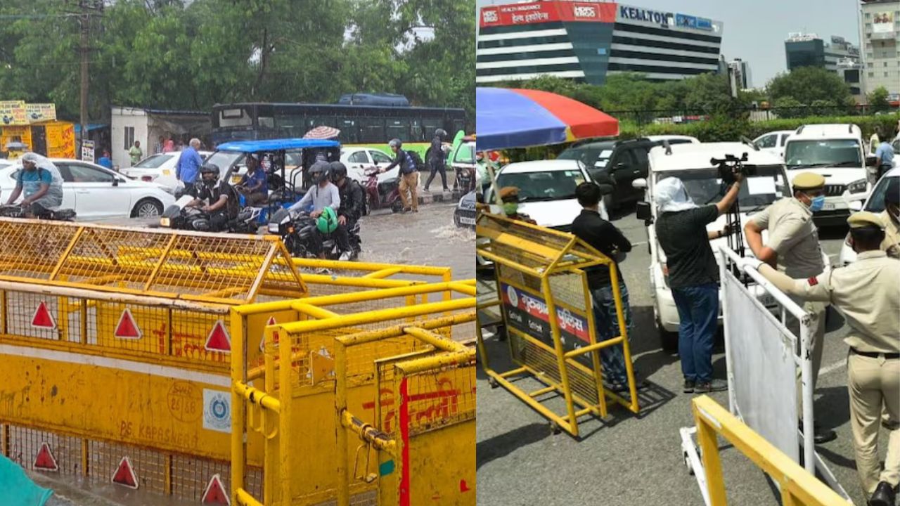 स्वतंत्रता दिवस पर दिल्ली-हरियाणा सीमा सील, भारी वाहनों की एंट्री पर लगाई गई रोक, ड्रोन और सीसीटीवी से हर गतिविधि पर रहेगी नजर