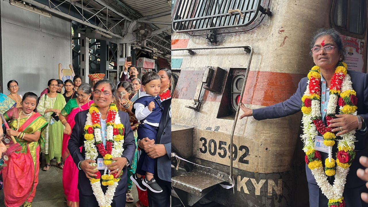 सुरेखा यादव की 36 साल की शानदार रेल सेवा समाप्त, महिला सशक्तिकरण की मिसाल बनीं पहली महिला लोको पायलट