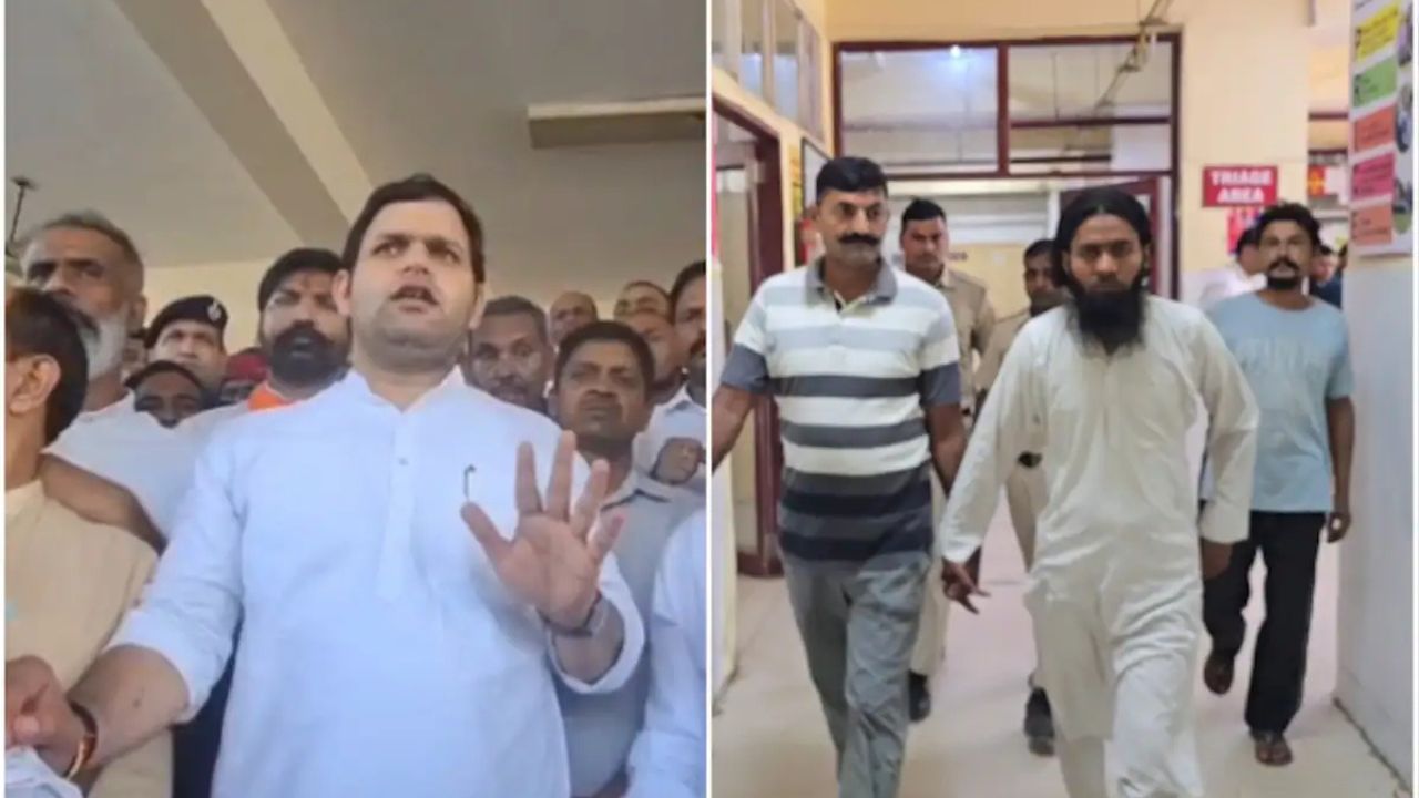 Palwal: рдЬрдмрд░рди рдзрд░реНрдо рдкрд░рд┐рд╡рд░реНрддрди рдХрд░рд╛рдиреЗ рдХреЗ рдорд╛рдорд▓реЗ рдиреЗ рд░рд╛рдЬрдиреАрддрд┐рдХ рд░рдВрдЧ рд▓рд┐рдпрд╛, рдордВрддреНрд░реА рдмреЛрд▓реЗ, рдореЗрд░реА рдЬрд╛рдирдХрд╛рд░реА рдореЗрдВ рдкреВрд░рд╛ рдорд╛рдорд▓рд╛ рдХрд┐рд╕реА рдХреЛ рдирд╣реАрдВ рдмрдЦреНрд╢реЗрдВрдЧреЗ