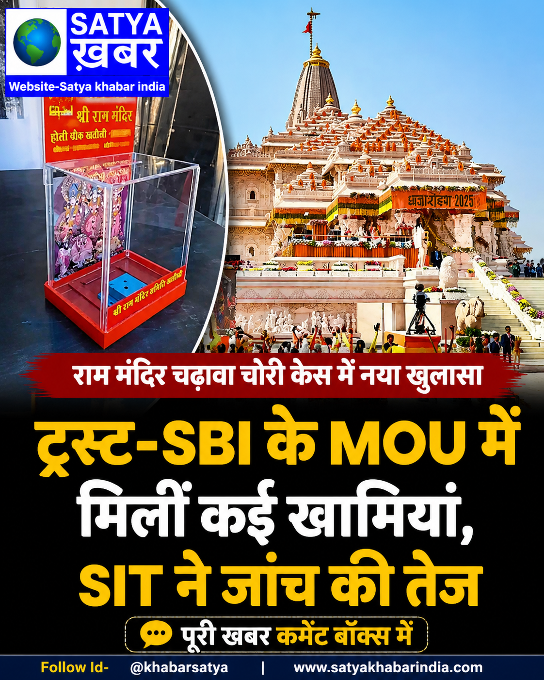 ??? ????? ?????? ???? ??? ??? ??? ??????, ??????-SBI ?? MOU ??? ????? ?? ???????, SIT ?? ???? ?? ???